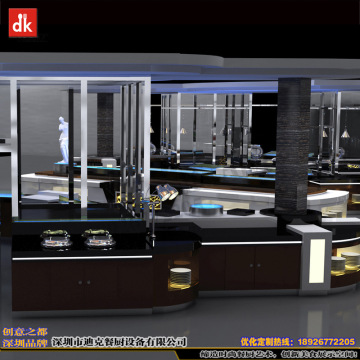 高端品牌酒店自助餐臺工廠 餐飲家具廚房設(shè)備 dk單位食堂自助餐臺
